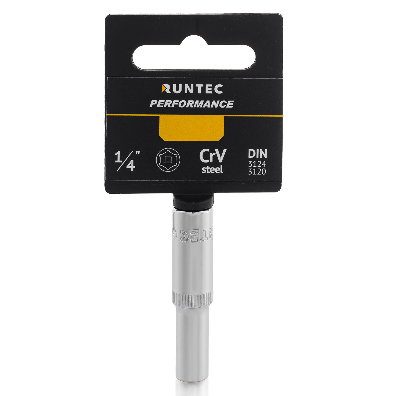 RUNTEC RT-H14S7L Головка торцевая глубокая RUNTEC CrV, 6PT, 1/4, 7 мм (RT-H14S7L)