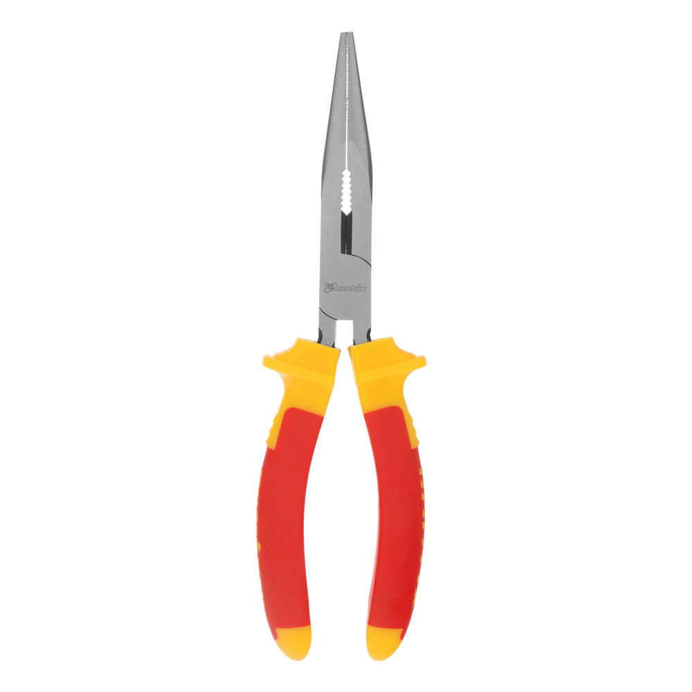 Длинногубцы прямые Insulated, 200 мм, двухкомпонентные рукоятки Matrix Professional (17103)