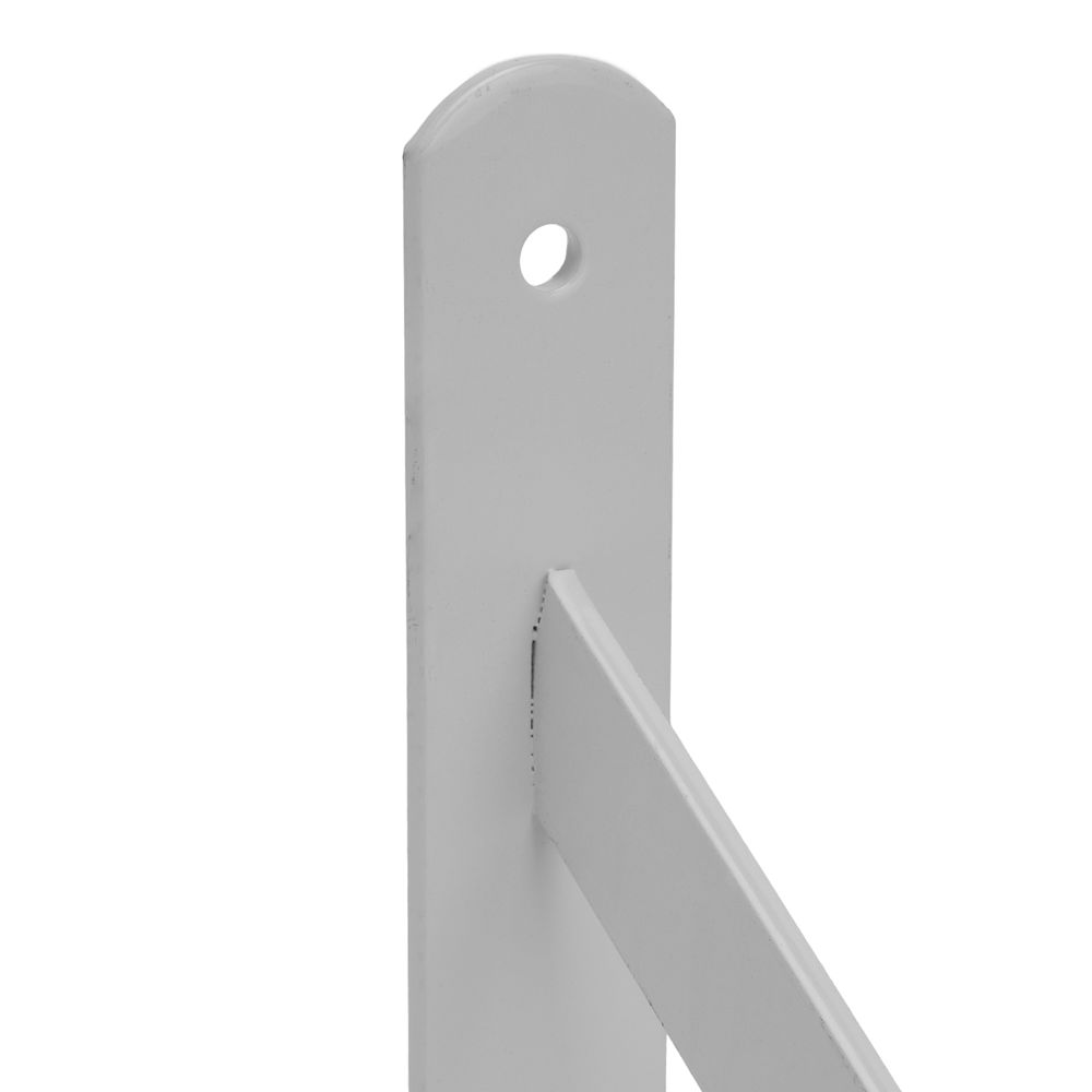 Кронштейн усиленный, 250 х 150 х 30 х 4 мм, белый Сибртех (94044)