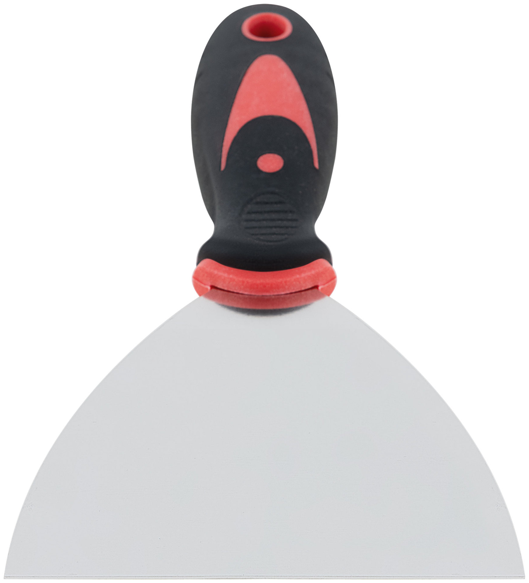 Шпатель, нерж.сталь, прорезиненная ручка 4 (100 мм) (06706)