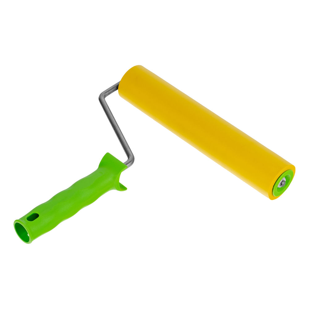 Валик прижимной резиновый с ручкой, 240 мм, D ручки 8 мм Сибртех (81035)