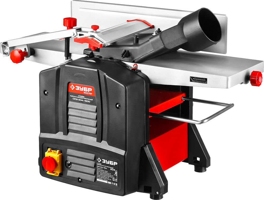 Станок фуговально-рейсмусовый 204 мм 1500 Вт ЗУБР СРФ-204-1500