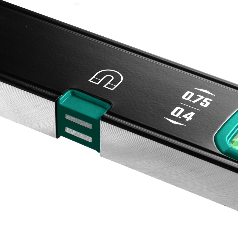 Магнитный уровень 2000 мм, усиленный профиль, с зеркальным глазком KRAFTOOL 34785-200