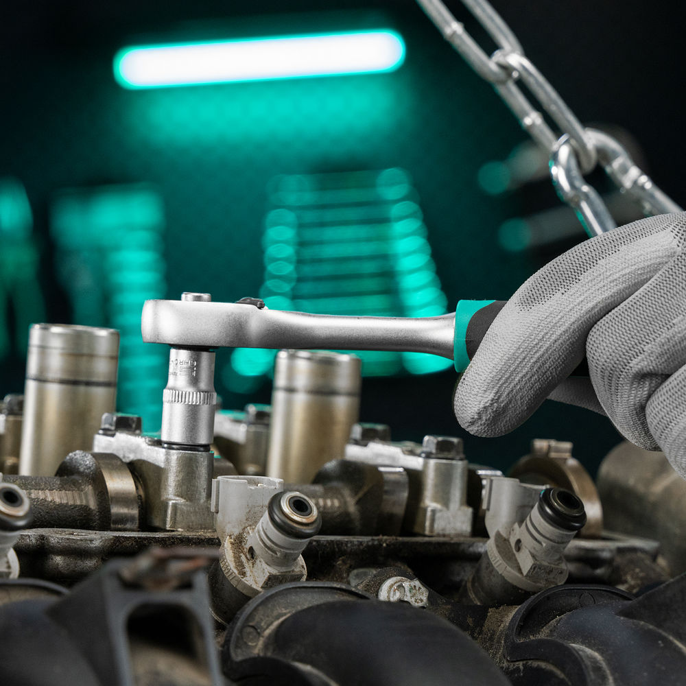 Набор инструментов, 1/4, CrV, пластиковый кейс 57 предметов Stels