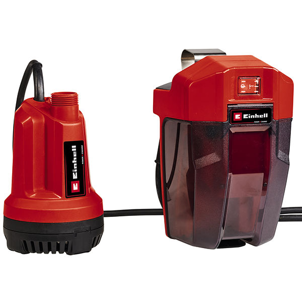 Насос для чистой воды аккумуляторный Einhell PXC GE-SP 18 Li,18В,5000л/ч,0,8бар,без АКК и ЗУ (4181500)