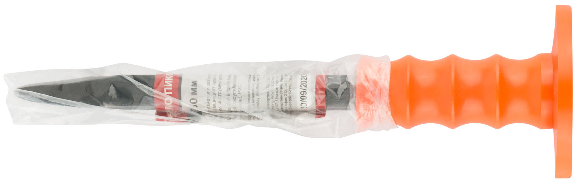 Зубило пикообразное с пластиковым протектором 250х14 мм (46825)