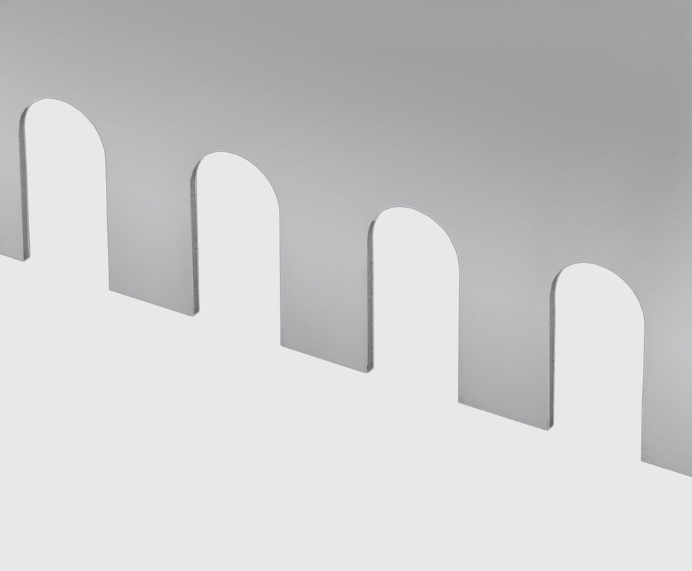 Раздвижная гребенка для плитки зуб 8 10 12 мм полукруг 10?20 мм нерж. сталь BUNKER-4 KRAFTOOL 08081