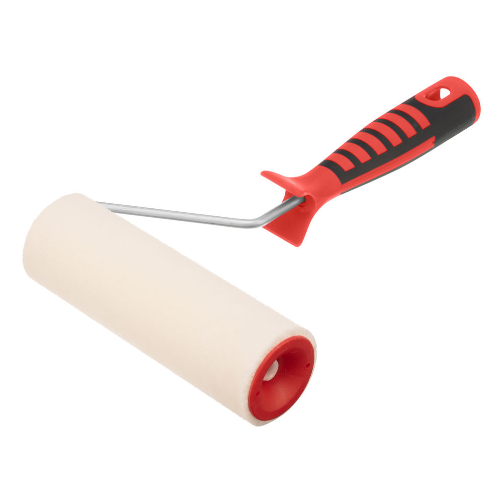 Валик Велюр с двухкомпонентной ручкой, 180 мм, ворс 4 мм, D 48 мм, D ручки 6 мм, шерсть Matrix (80662)