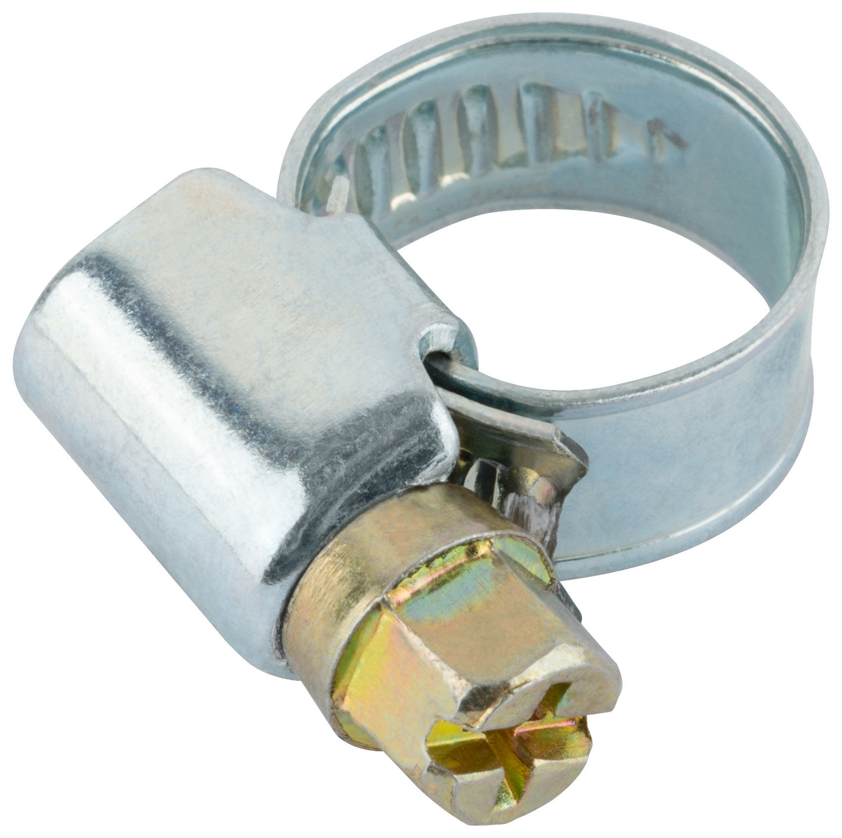 Хомут обжимной (нержавеющая сталь со сваркой) 8-12 мм (64271)