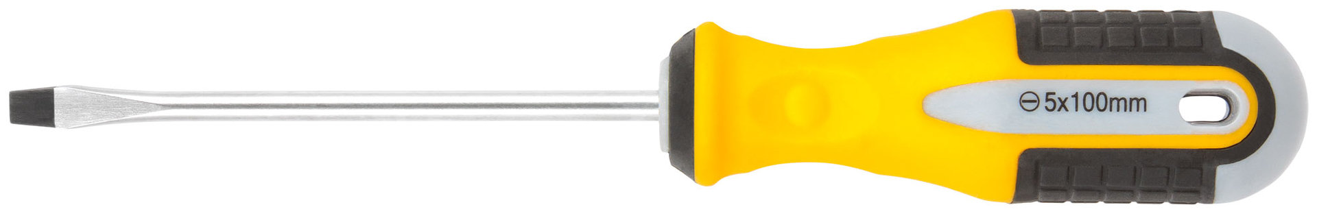 Отвертка Старт, CrV сталь, прорезиненная ручка 5х100 мм SL (55184)