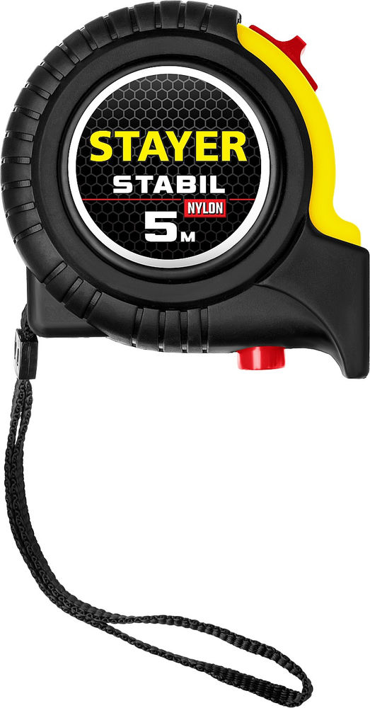 Рулетка 5 м х 25 мм Stabil Professional STAYER 34131-05-25