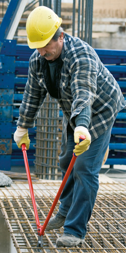 Ножницы для резки арматурной сетки, 950 мм, 2-комп ручки (KN-7182950)