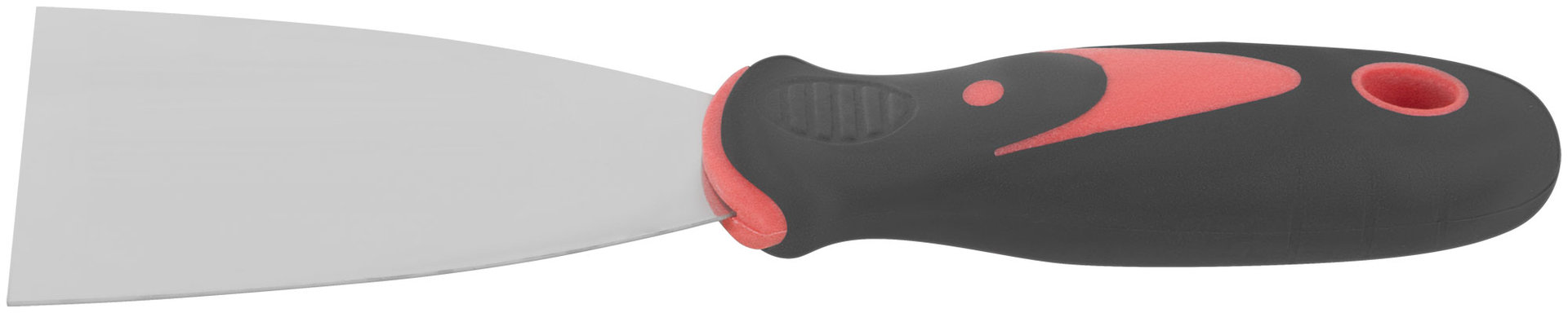 Шпатель, нерж.сталь, прорезиненная ручка 2,5 (63 мм) (06704)