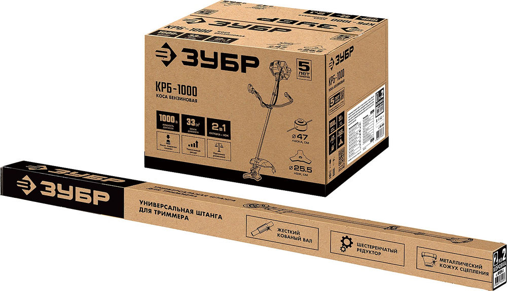 Триммер бензиновый 1 кВт ЗУБР КРБ-1000