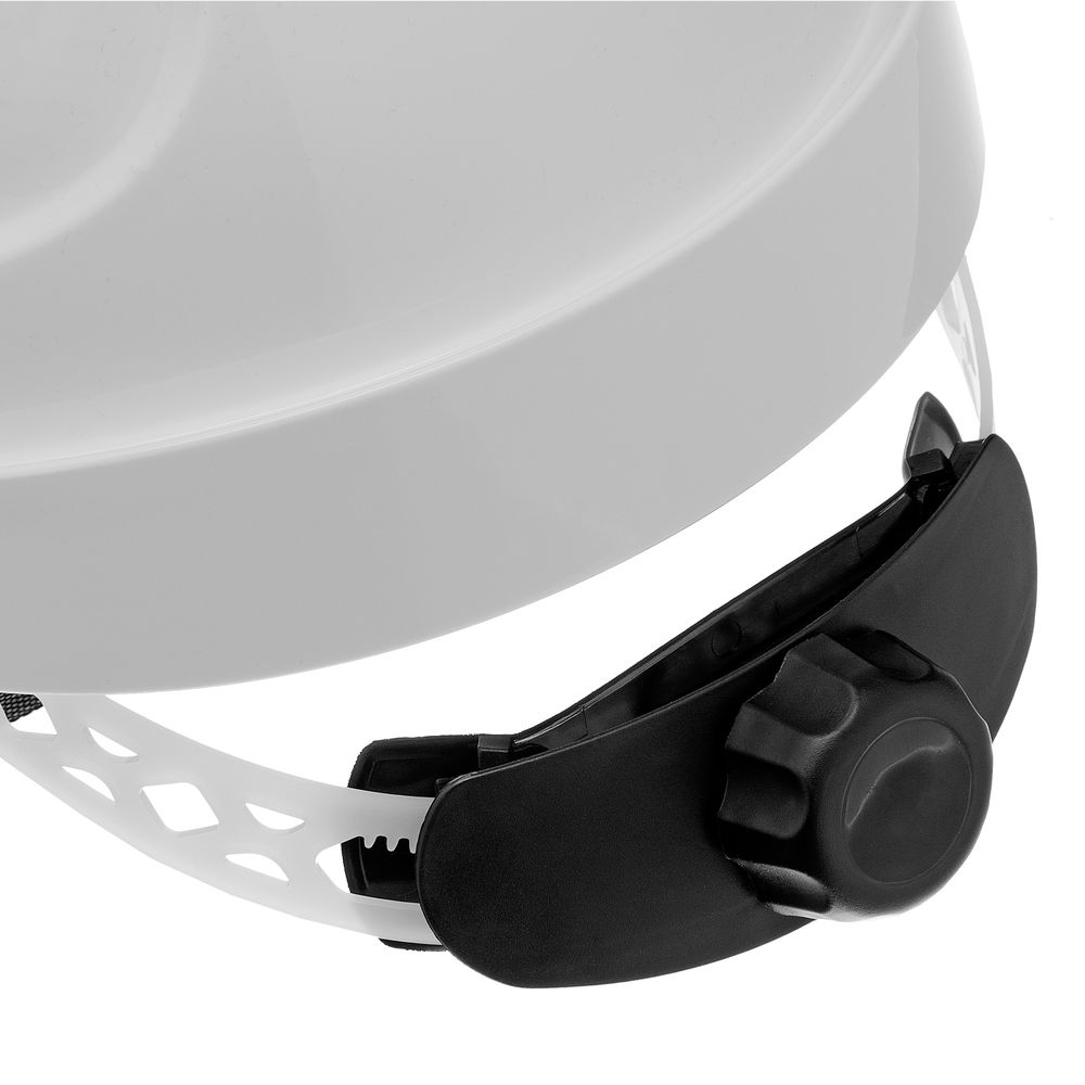 Каска защитная ударопрочная, ABS/PC, плавная регулировка, модель «Форвард» (К-05)белая Denzel (89204)