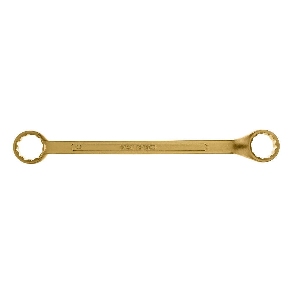Ключ накидной, 27 х 32 мм, желтый цинк Сибртех