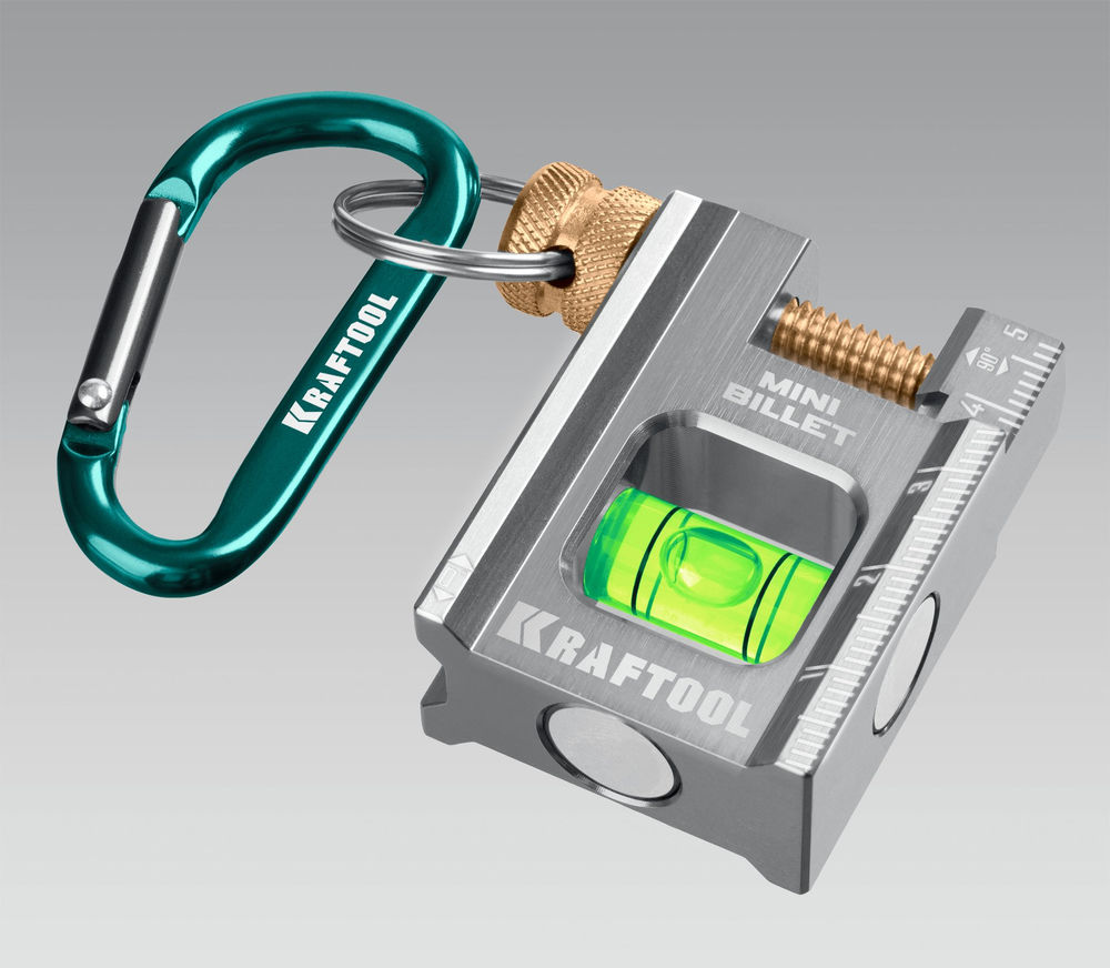 Брусковый магнитный уровень BILLET-5 MINI, 50 мм KRAFTOOL 34791