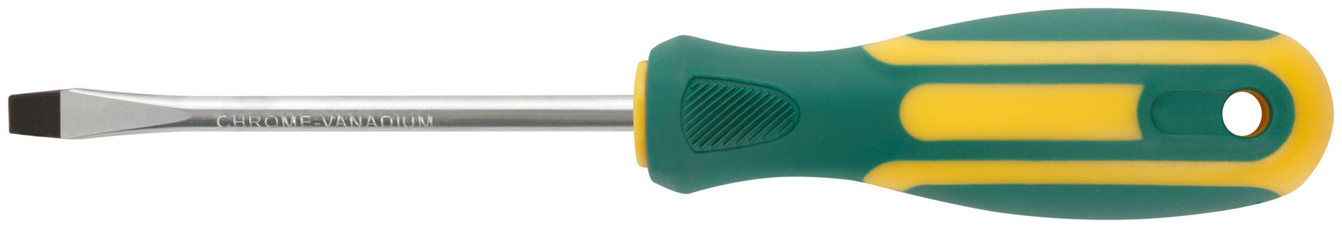 Отвертка Контур, CrV сталь, прорезиненная ручка 6х100 мм SL (55204)