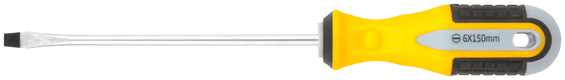 Отвертка Старт, CrV сталь, прорезиненная ручка 6х150 мм SL (55188)