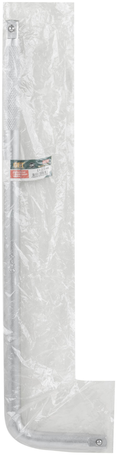 Вороток L-образный CrV 1/2 х 375 х 100 мм (62535)