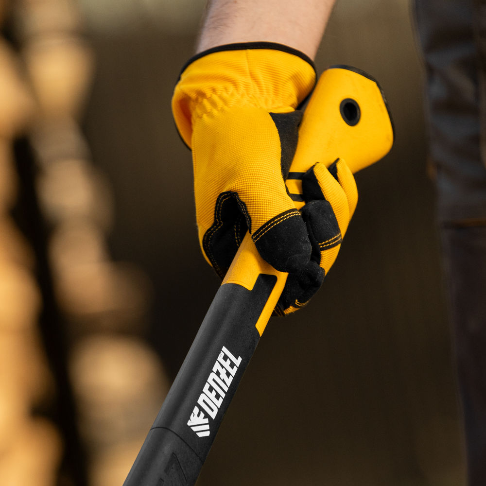 Колун, F7, 1400 гр, двухкомпонентная рукоятка, 500 мм// Denzel