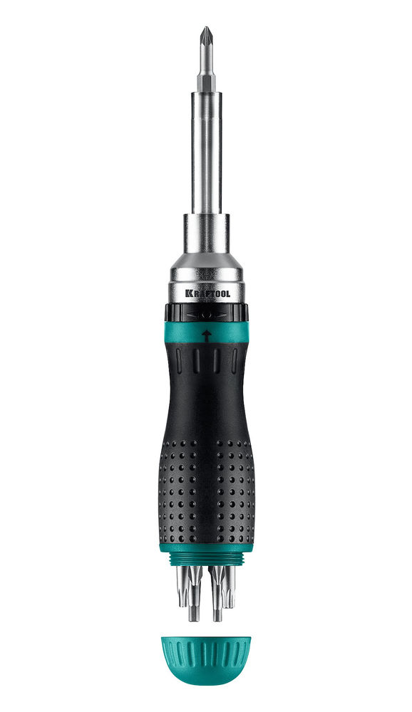 Отвертка реверсивная 19-в-1 с битами KraftMax 19 KRAFTOOL 25862