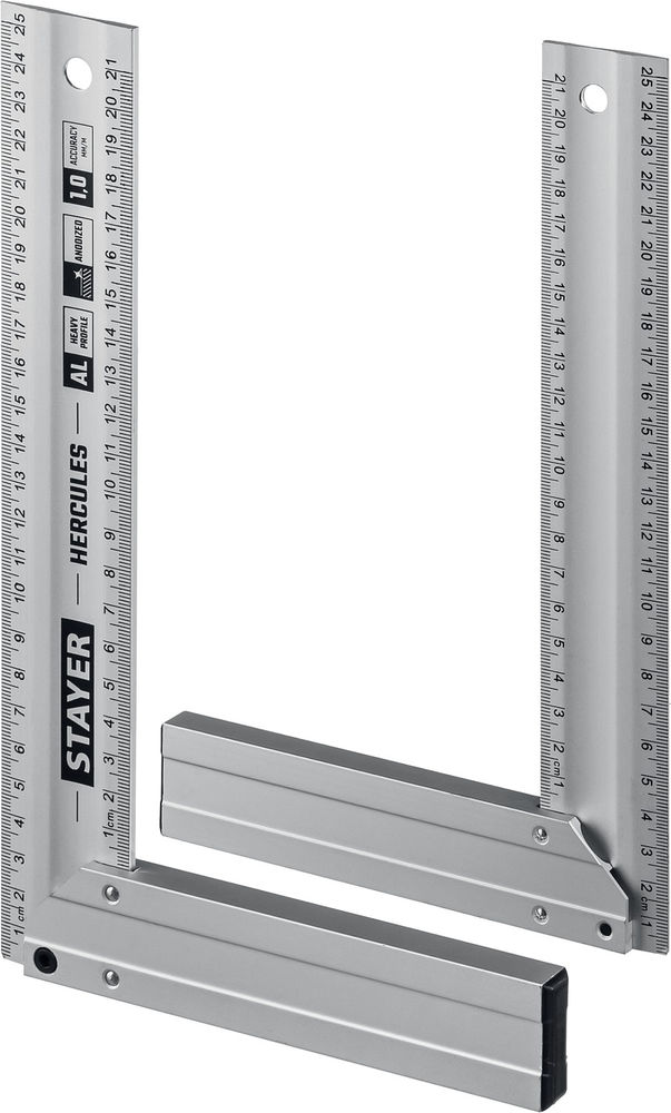 Угольник столярный 250 мм, жесткий STAYER Professional 3432-25