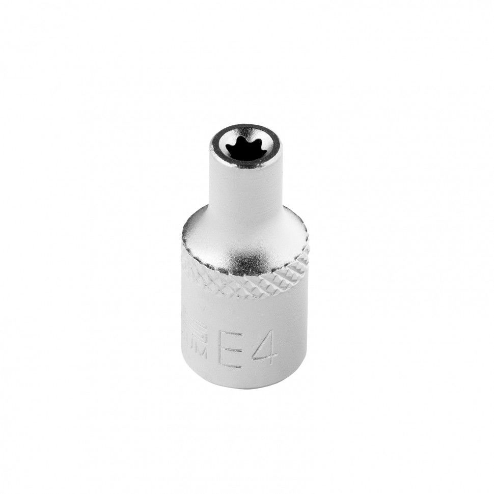 Головка торцевая 1/4, Е4, CrV Stels