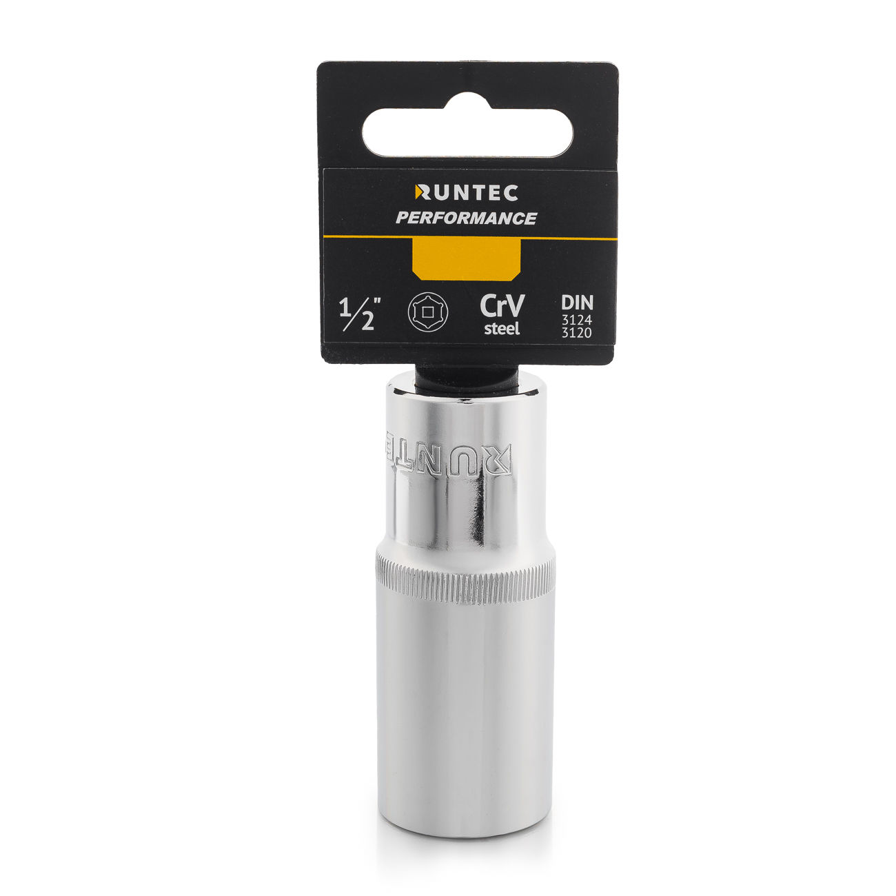 RUNTEC RT-H12S24L Головка торцевая глубокая RUNTEC CrV, 6PT, 1/2, 24 мм (RT-H12S24L)