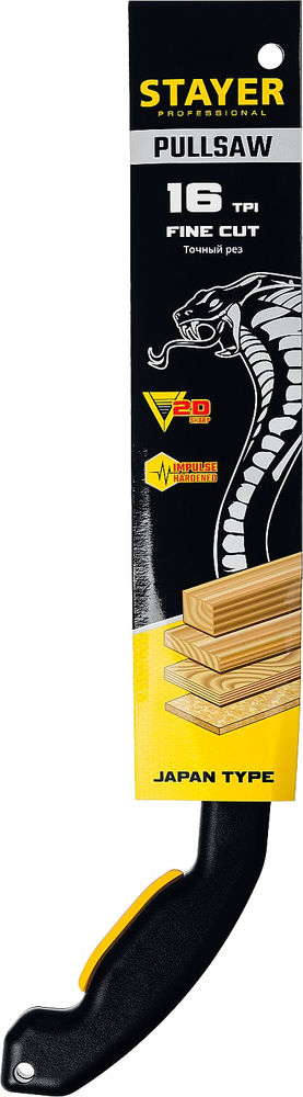 Ножовка выкружная Cobra PullSaw, 300 мм STAYER Professional 15088