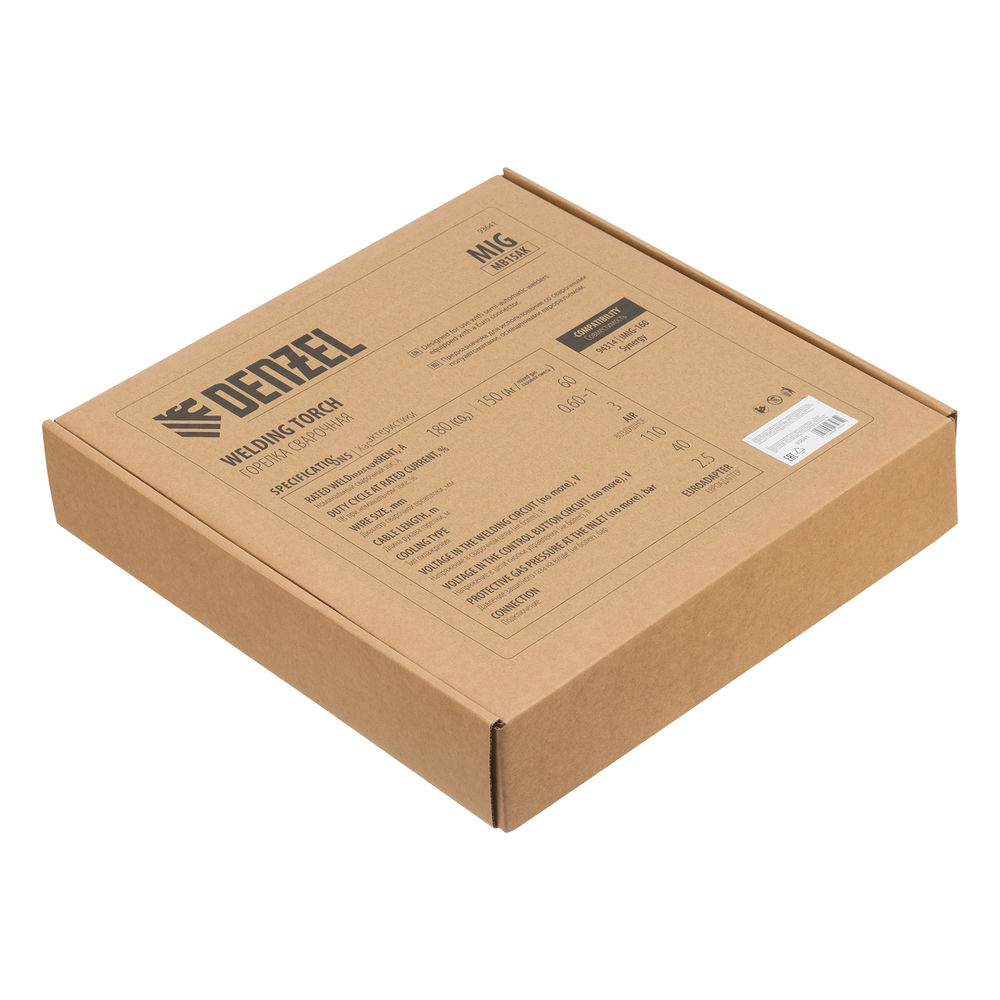 Горелка сварочная MIG MB15AK 3 метра Denzel (93641)