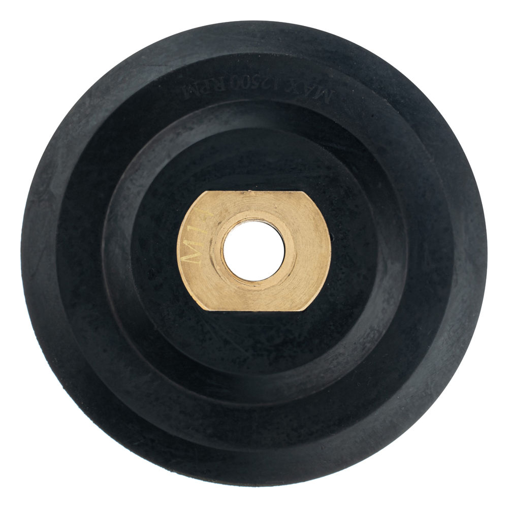 Насадка резиновая для АГШК с липучкой, 100 мм, посадка M14 Matrix (76227)