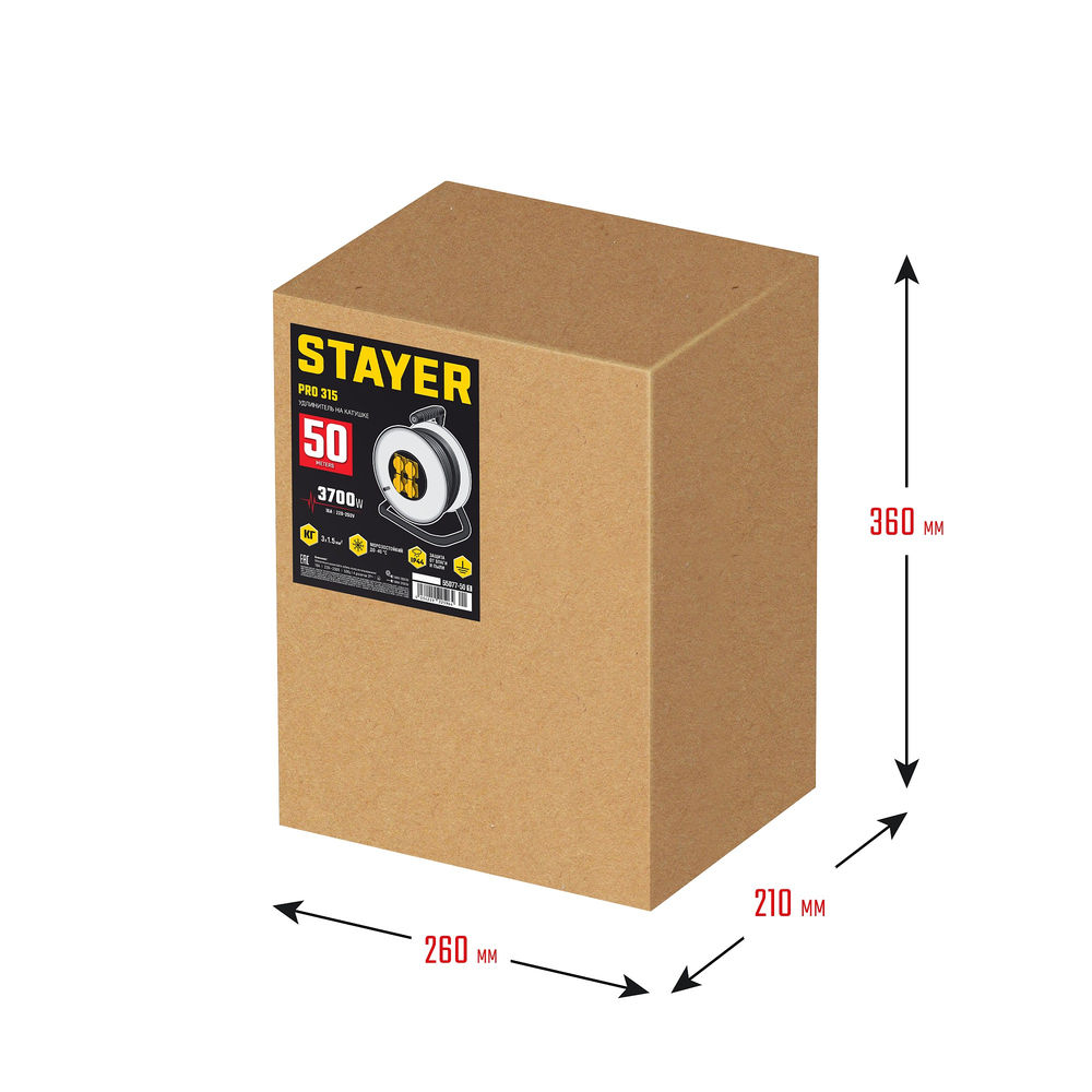 Лента клейкая противоскользящая черная Professional STAYER 50 мм 5 м 12270-50-05  