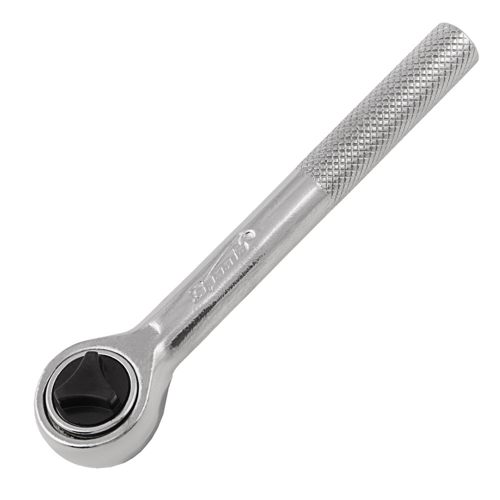 Ключ-трещотка 1/4, 45 зубьев, с переключателем, хром Sparta