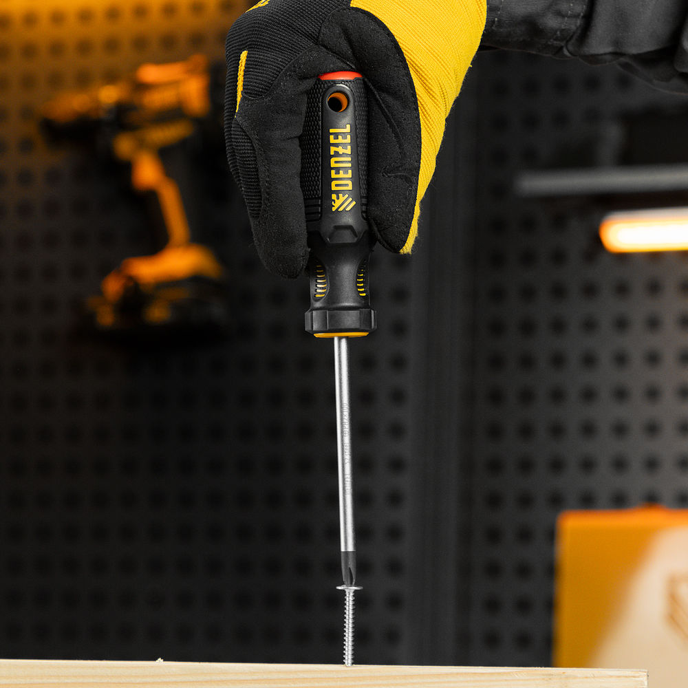 Набор отверток, 2 шт., PH+SL, S2, 3к рукоятка Denzel (122117)