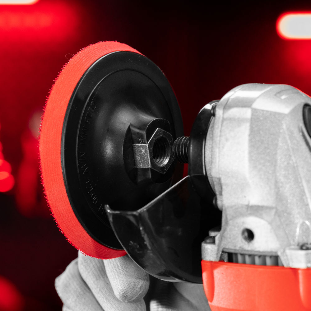 Насадка для дрели и УШМ с липучкой, 115 мм Matrix (76218)