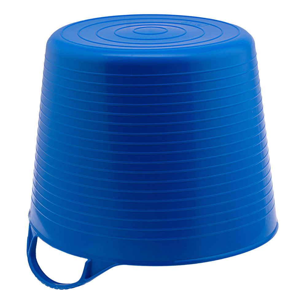 Ведро гибкое сверхпрочное, 40 л, синее, Сибртех (67508)