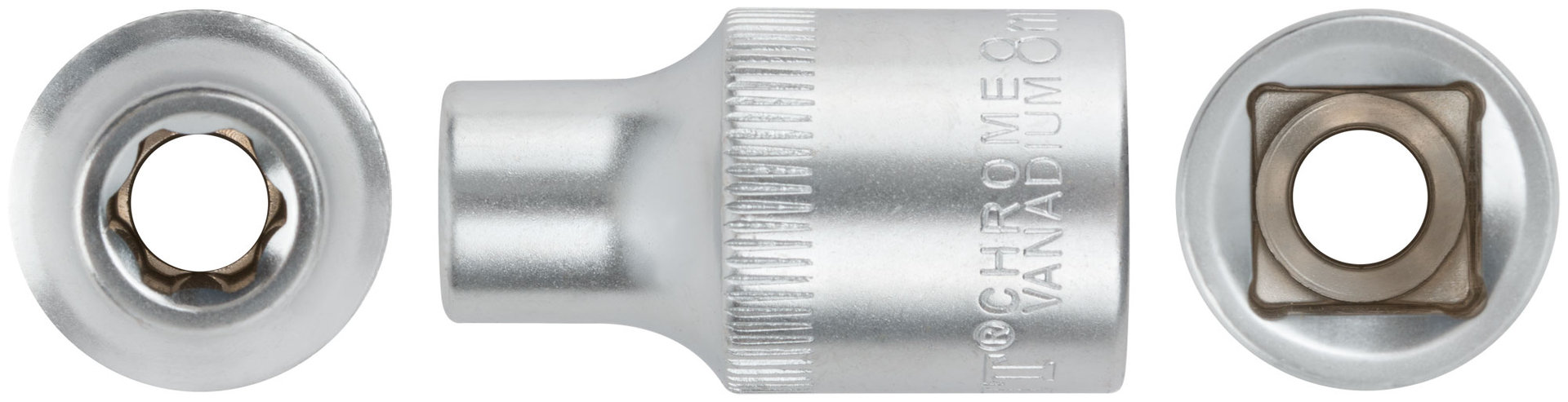 Головка 6-гранная CrV 1/2 8 мм
