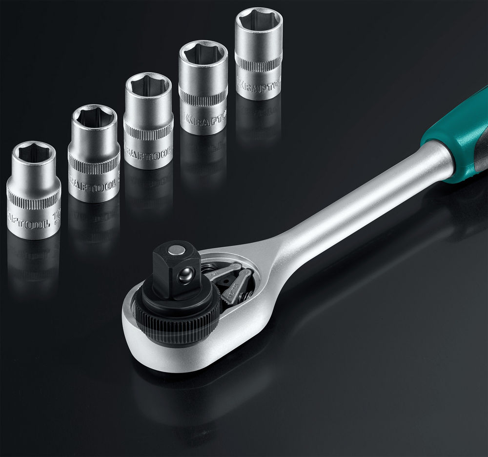 Набор инструмента универсальный 57 предм., (1/4) X-Drive KRAFTOOL 27885-H57