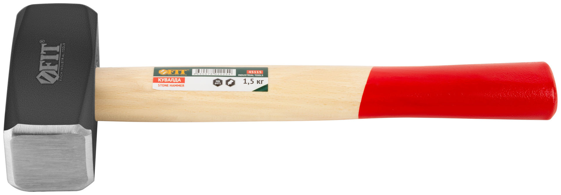 Кувалда кованая, деревянная ручка Профи 1,5 кг