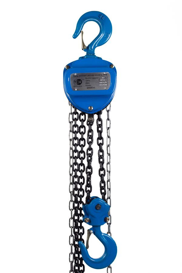Таль ручная шестеренная TOR ТРШ C 2ТХ6М 4:1 PRO для тяжелых работ (101261)
