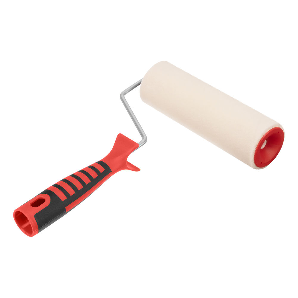 Валик Велюр с двухкомпонентной ручкой, 180 мм, ворс 4 мм, D 48 мм, D ручки 6 мм, шерсть Matrix (80662)