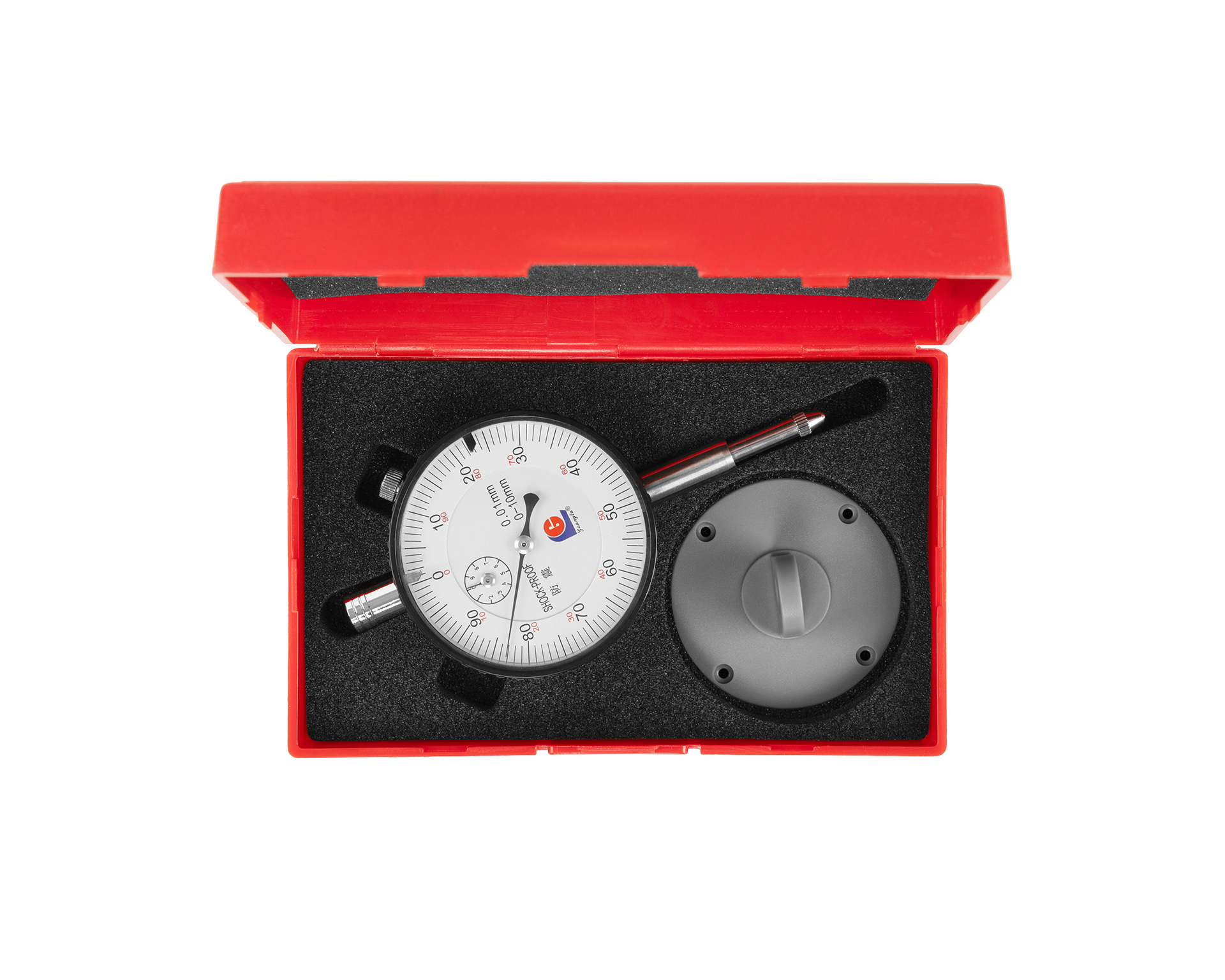 Индикатор часового типа 0-10мм 0,01 с уш. Пылезащищенный 321-123-4D Guanglu