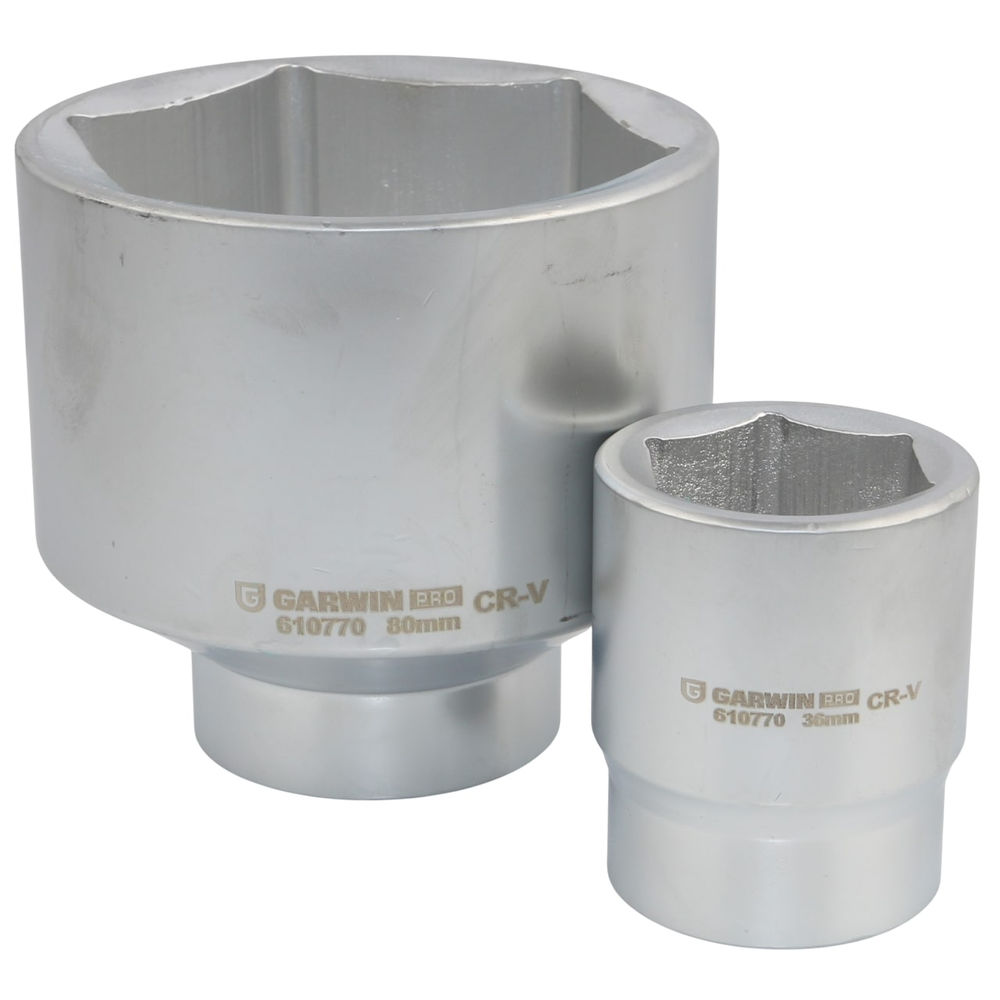 Набор торцевых головок 1, 6 гр., 14 пр., 36-80 мм, GARWIN PRO, 644040-6