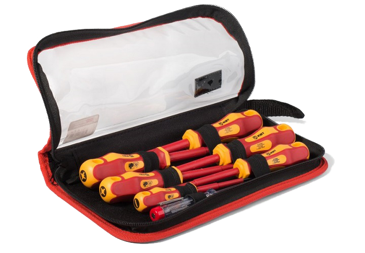 Набор диэлектрических отверток Стандарт НИО-07 (КВТ) 73578