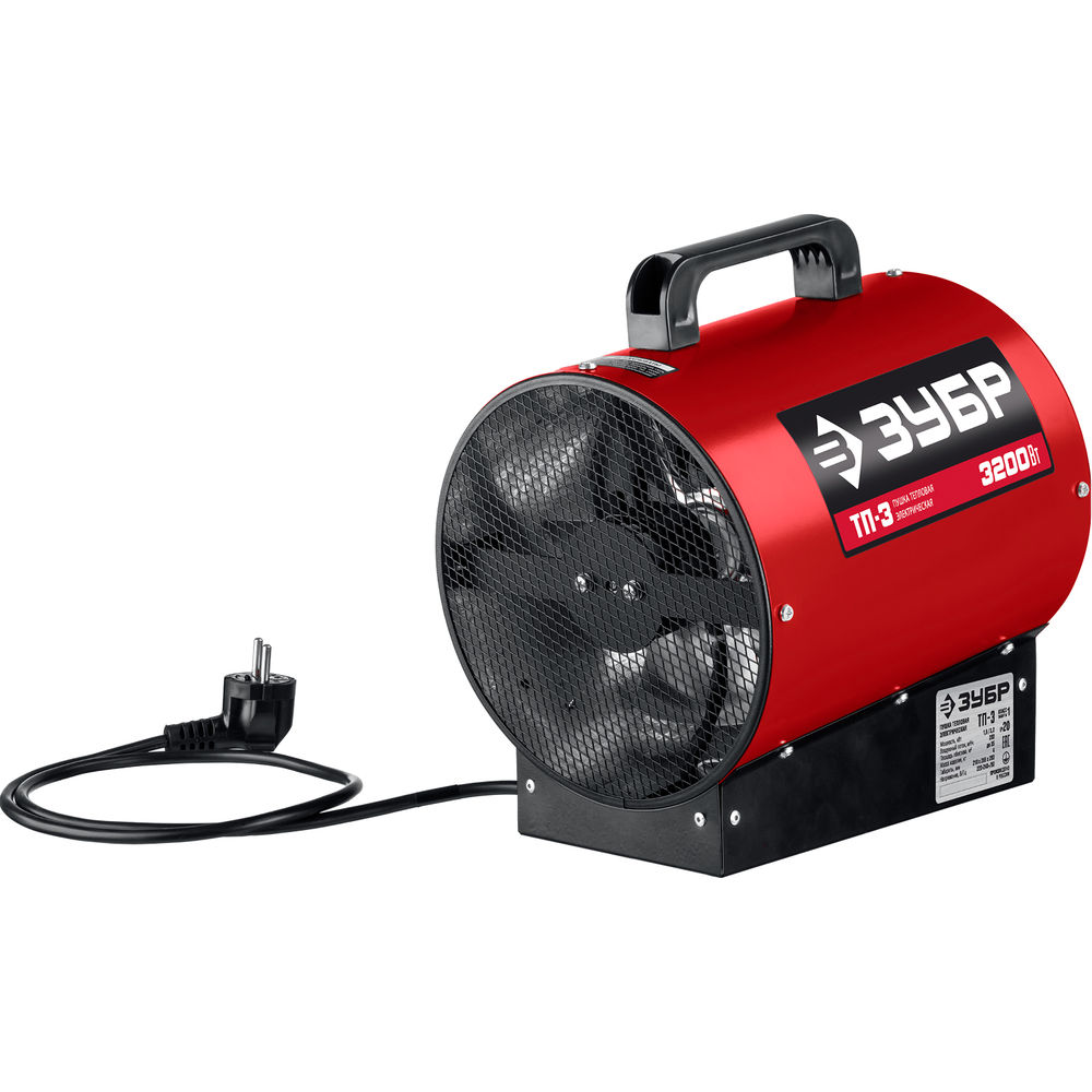 Тепловая пушка электрическая 3 кВт ЗУБР ТП-3