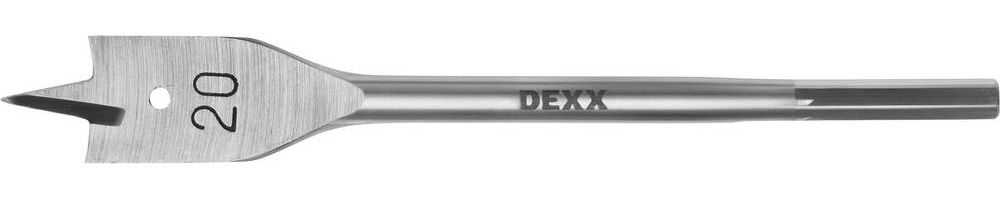 Перовое сверло по дереву 20 x 152 мм, шестигранный хвостовик DEXX 2945-20