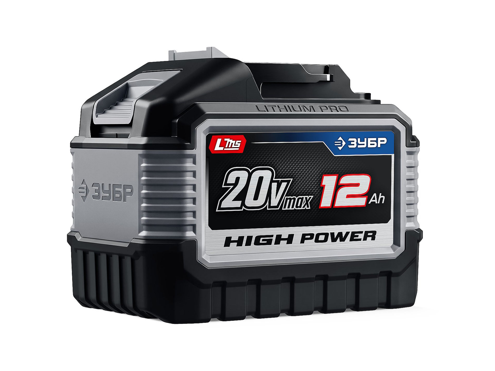 ЗУБР High Power, 20 В, 12.0 А·ч, аккумулятор LMS, ПРОФЕССИОНАЛ (BP-H-20-12)