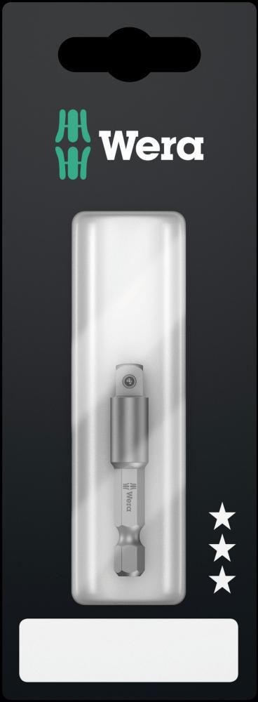 Адаптер 50 мм 1/4 M квадрат x 1/4 E6.3 ручной режим SB серия 870/4/A Wera WE-134399