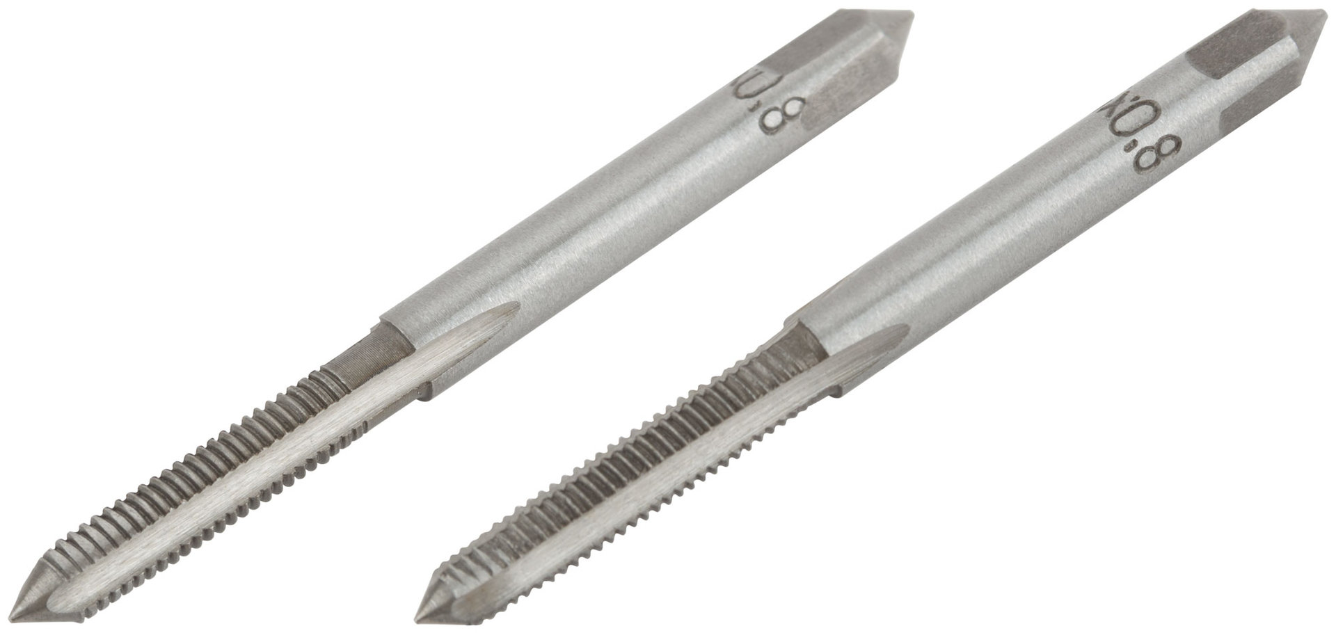 Метчики метрические, легированная сталь, набор 2 шт. М5х0,8 мм